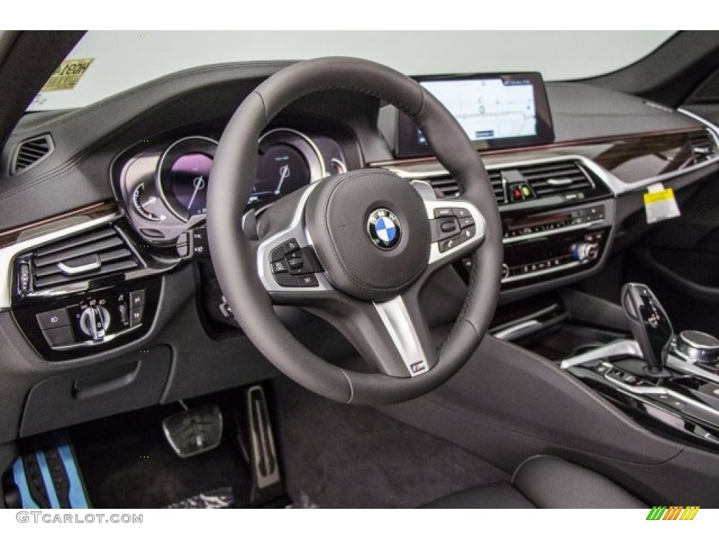 2017 5 Series 540i Sedan - Carbon Black Metallic / Black photo #5