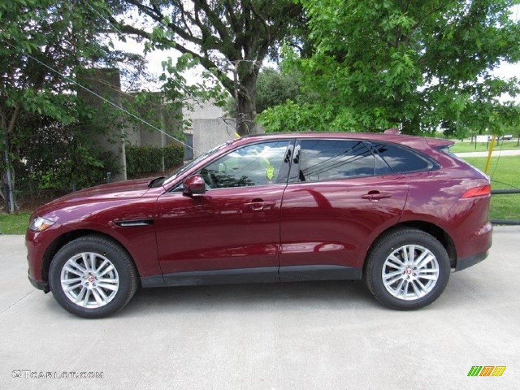 Odyssey Red 2017 Jaguar F-PACE 35t AWD Prestige Exterior Photo #119915050