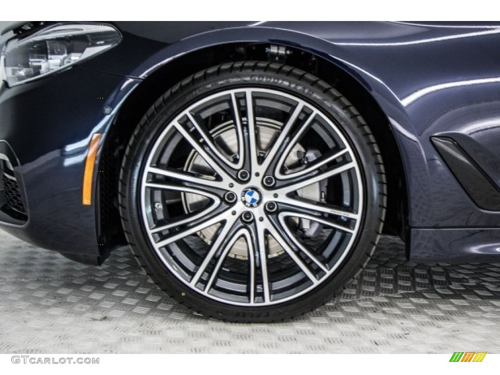 2017 5 Series 540i Sedan - Carbon Black Metallic / Black photo #8