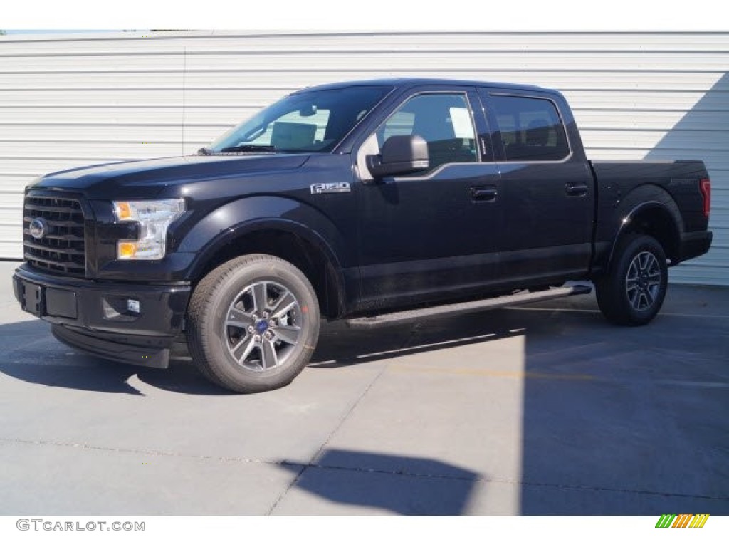 2017 F150 XLT SuperCrew - Shadow Black / Black photo #3