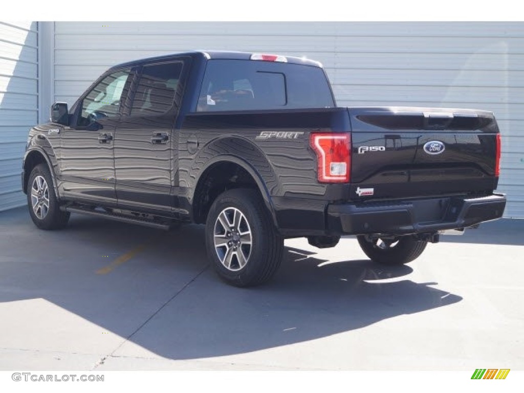 2017 F150 XLT SuperCrew - Shadow Black / Black photo #4