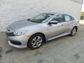 2017 Lunar Silver Metallic Honda Civic LX Sedan  photo #5