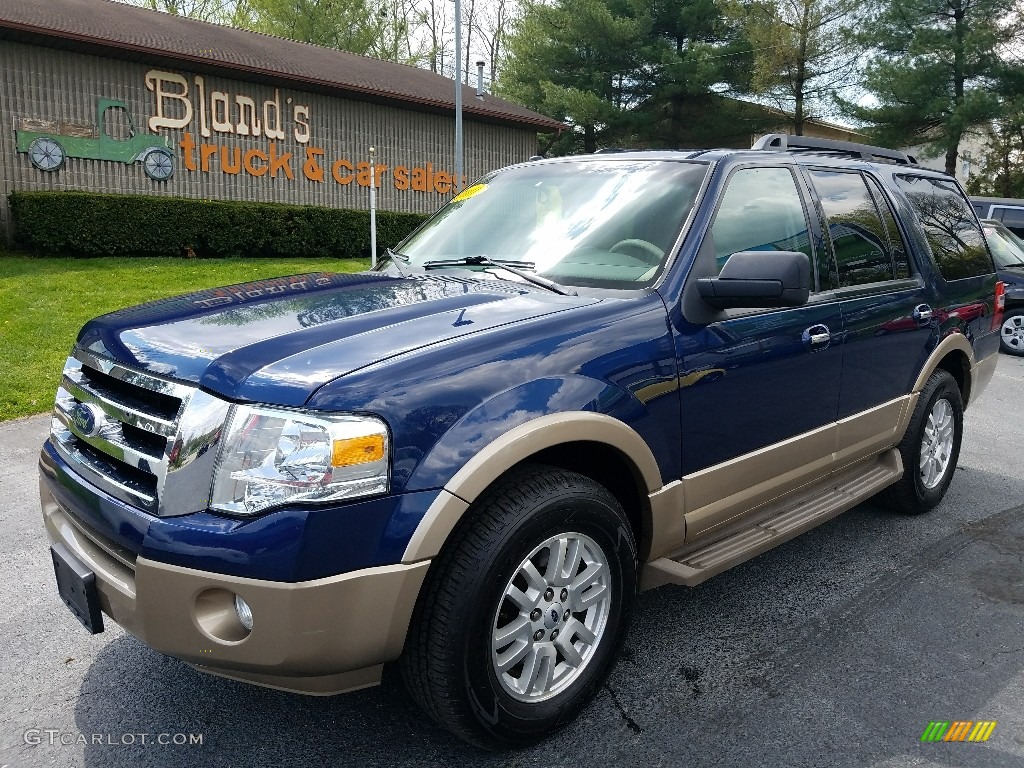 2011 Expedition XLT - Dark Blue Pearl Metallic / Camel photo #1