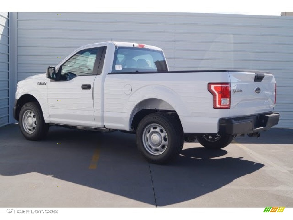 2017 F150 XL Regular Cab - Oxford White / Earth Gray photo #4