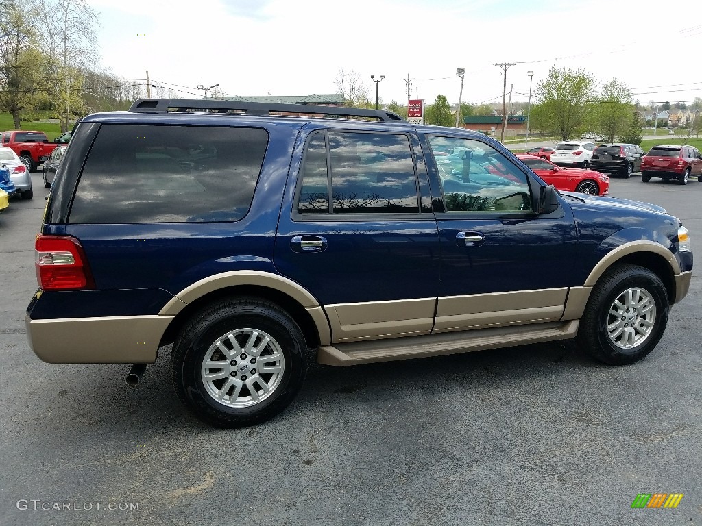 2011 Expedition XLT - Dark Blue Pearl Metallic / Camel photo #11