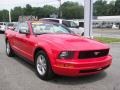 2008 Torch Red Ford Mustang V6 Premium Convertible  photo #2