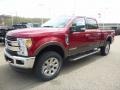 2017 Ruby Red Ford F250 Super Duty King Ranch Crew Cab 4x4  photo #6