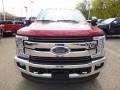 2017 Ruby Red Ford F250 Super Duty King Ranch Crew Cab 4x4  photo #7