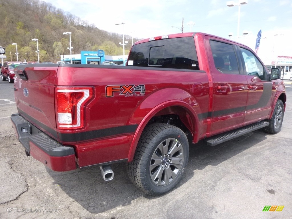 2017 F150 XLT SuperCrew 4x4 - Ruby Red / Black Special Edition Package photo #2