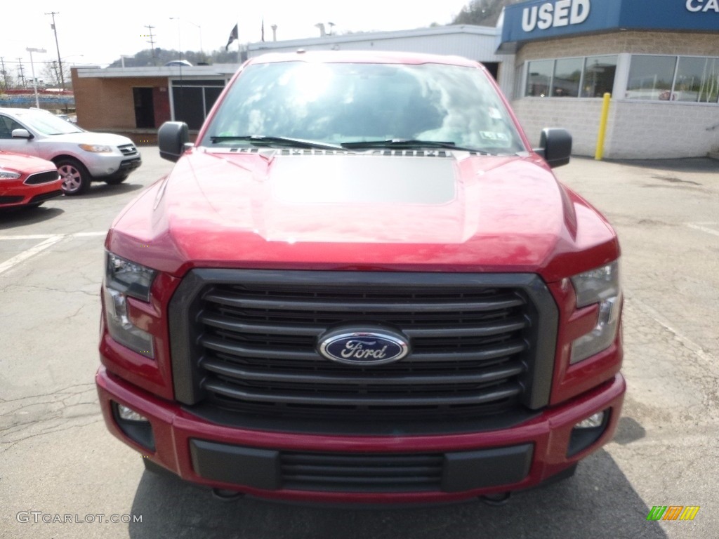 2017 F150 XLT SuperCrew 4x4 - Ruby Red / Black Special Edition Package photo #7