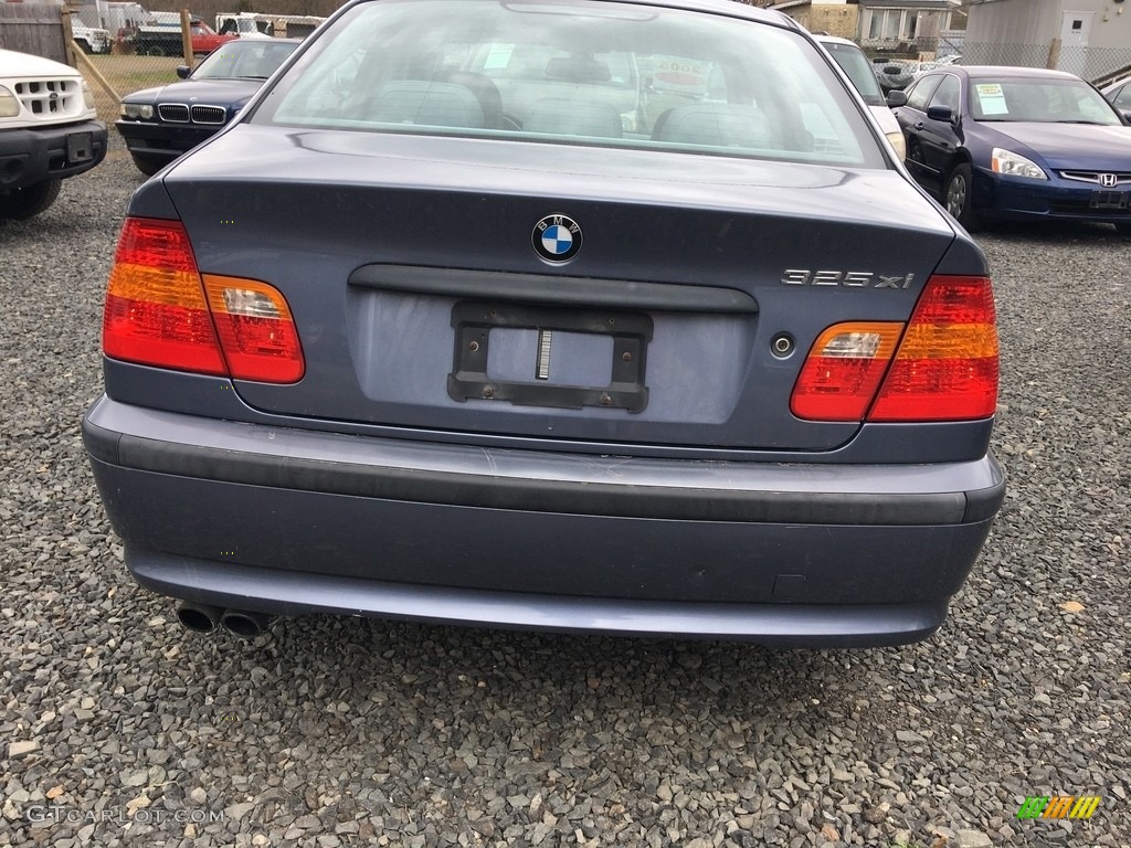 2005 3 Series 325xi Sedan - Steel Blue Metallic / Grey photo #4