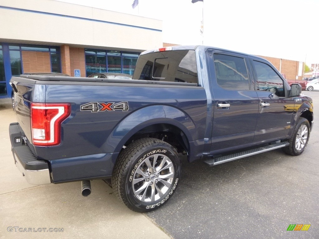 2017 F150 XLT SuperCrew 4x4 - Blue Jeans / Earth Gray photo #2