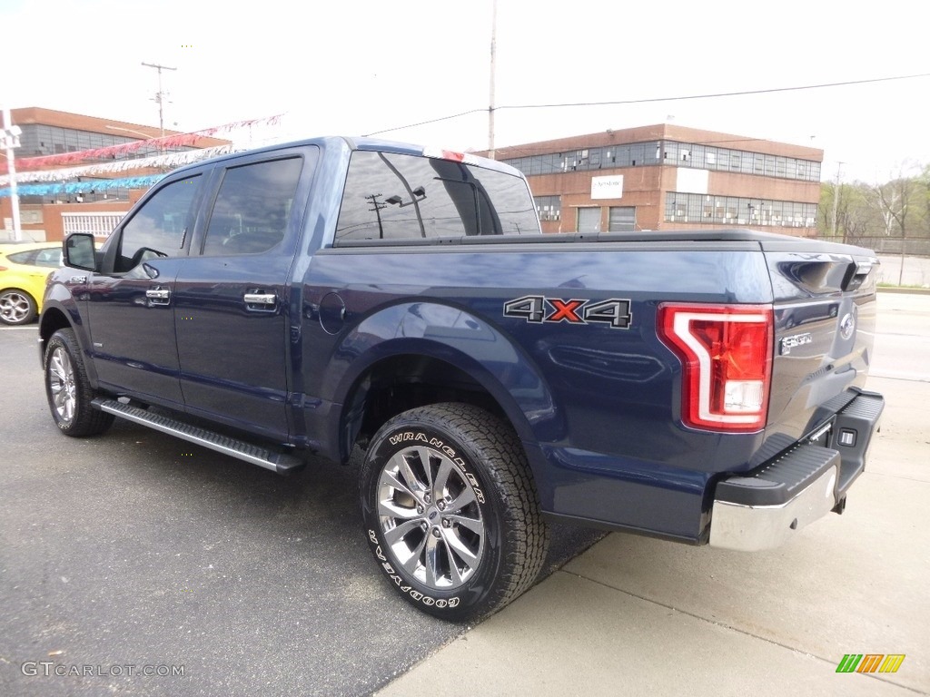 2017 F150 XLT SuperCrew 4x4 - Blue Jeans / Earth Gray photo #4