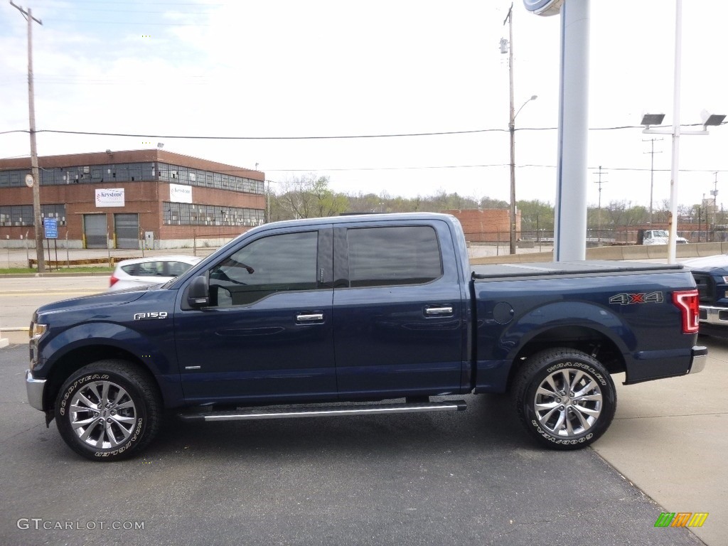 2017 F150 XLT SuperCrew 4x4 - Blue Jeans / Earth Gray photo #5