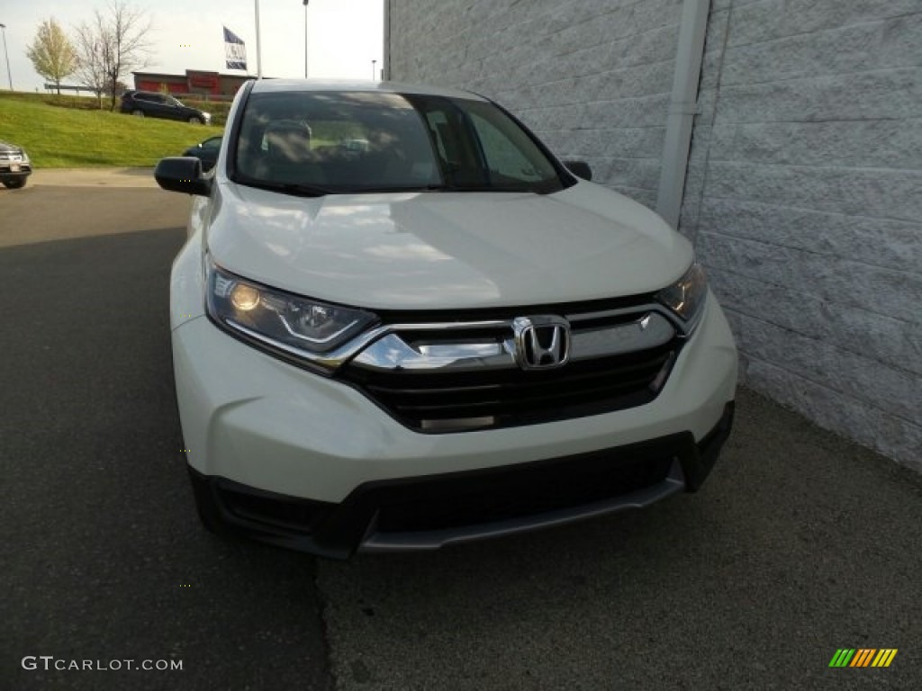 2017 CR-V LX AWD - White Diamond Pearl / Ivory photo #4