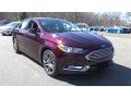 2017 Burgundy Velvet Ford Fusion SE  photo #3