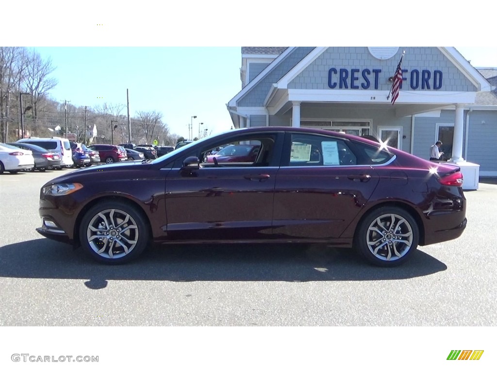 2017 Fusion SE - Burgundy Velvet / Ebony photo #13