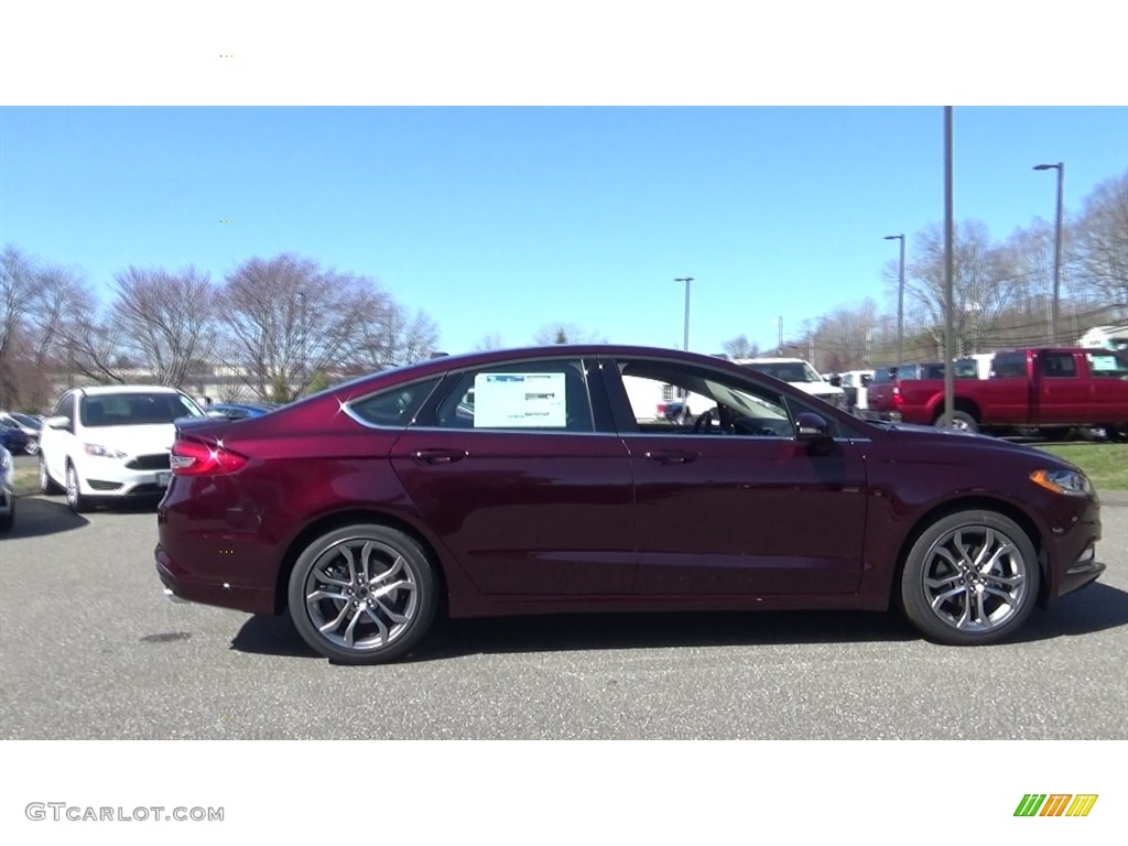 2017 Fusion SE - Burgundy Velvet / Ebony photo #28