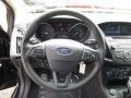 Charcoal Black 2017 Ford Focus SE Sedan Steering Wheel