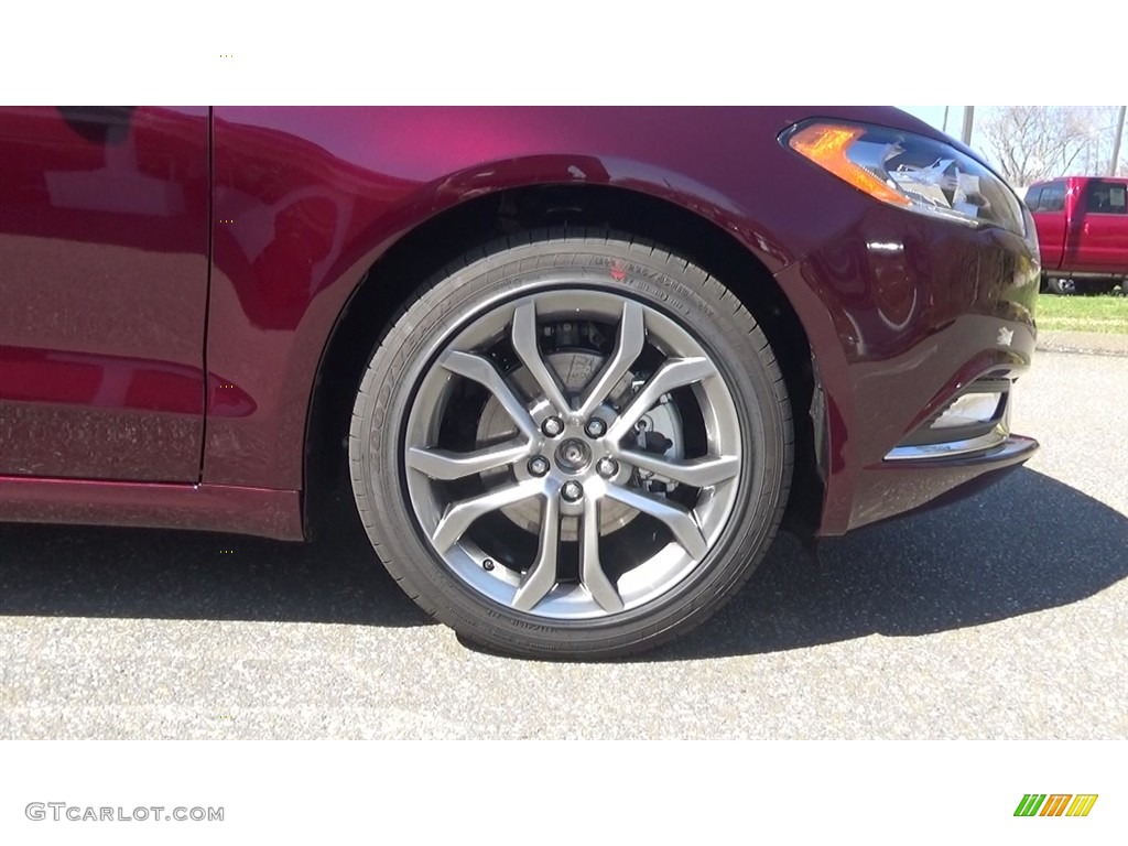 2017 Fusion SE - Burgundy Velvet / Ebony photo #96