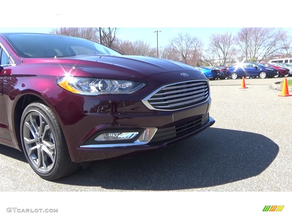 2017 Fusion SE - Burgundy Velvet / Ebony photo #99