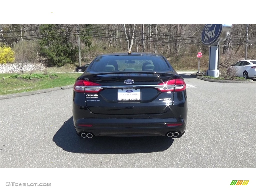 2017 Fusion Sport AWD - Shadow Black / Dark Earth Grey photo #6