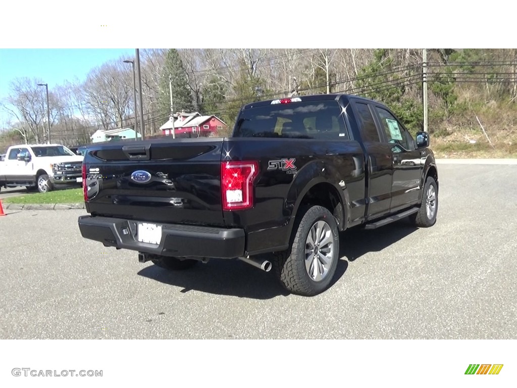 2017 F150 XL SuperCab 4x4 - Shadow Black / Black photo #7