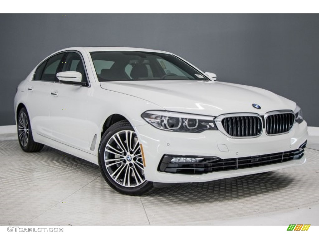 2017 5 Series 530i Sedan - Alpine White / Black photo #12