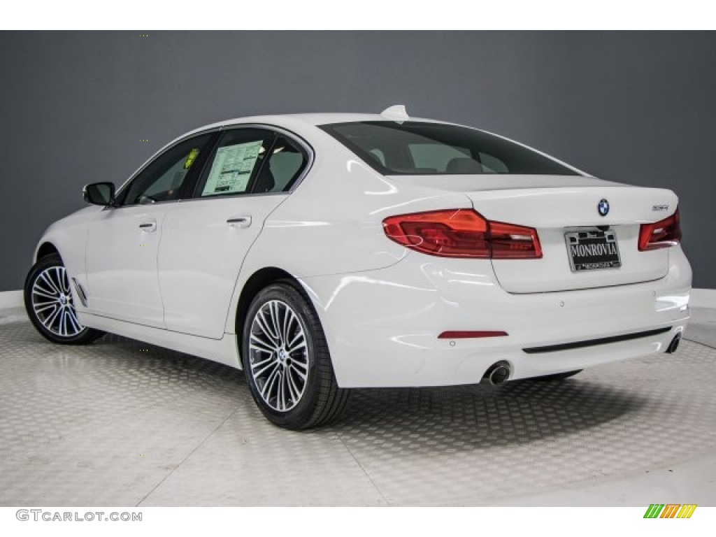 2017 5 Series 530i Sedan - Alpine White / Black photo #3