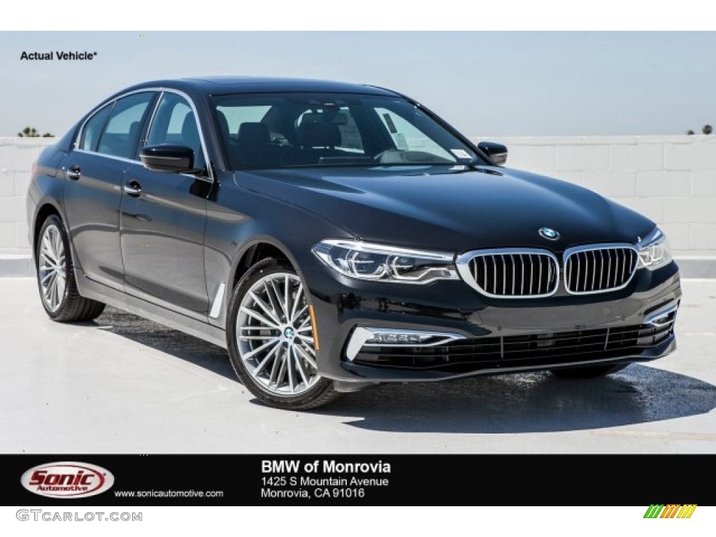 2017 5 Series 540i Sedan - Black Sapphire Metallic / Black photo #1