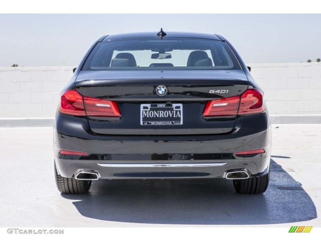 2017 5 Series 540i Sedan - Black Sapphire Metallic / Black photo #4