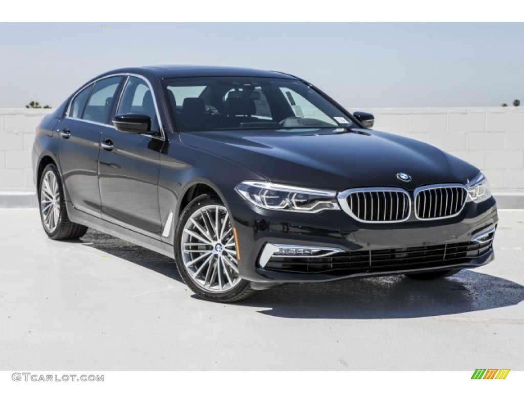 2017 5 Series 540i Sedan - Black Sapphire Metallic / Black photo #12