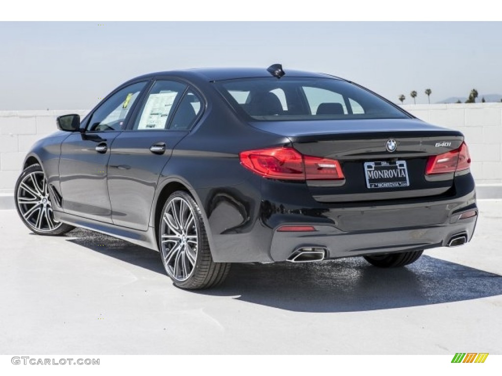 2017 5 Series 540i Sedan - Black Sapphire Metallic / Black photo #3