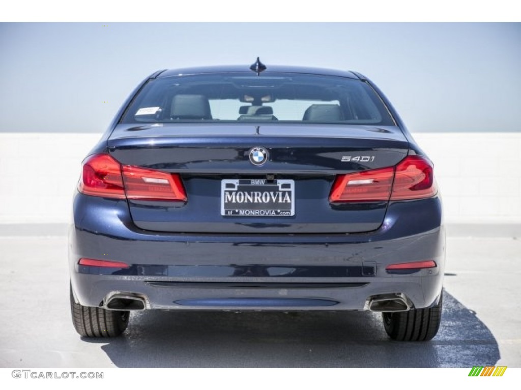 2017 5 Series 540i Sedan - Imperial Blue Metallic / Black photo #4