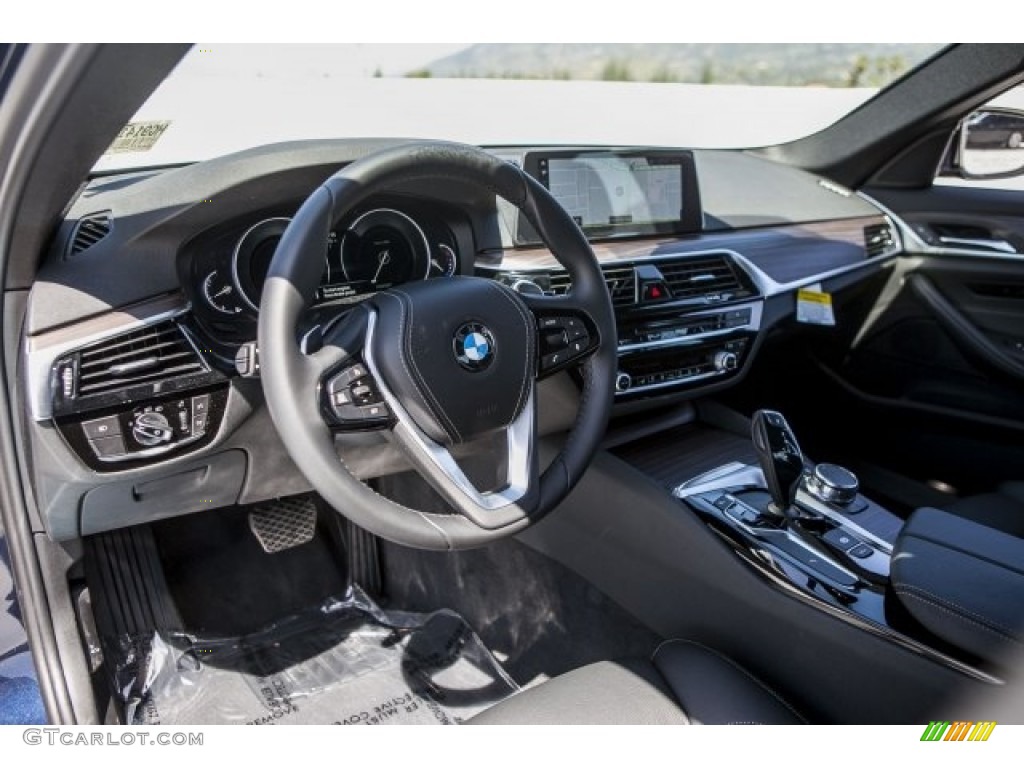 2017 5 Series 540i Sedan - Imperial Blue Metallic / Black photo #6