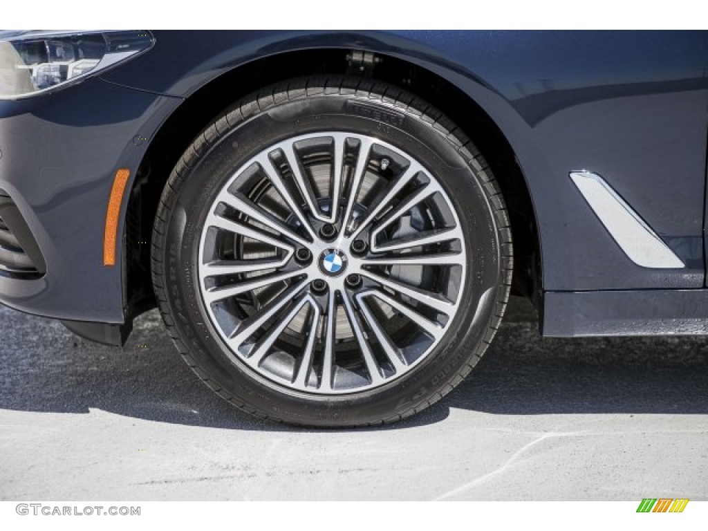 2017 5 Series 540i Sedan - Imperial Blue Metallic / Black photo #9