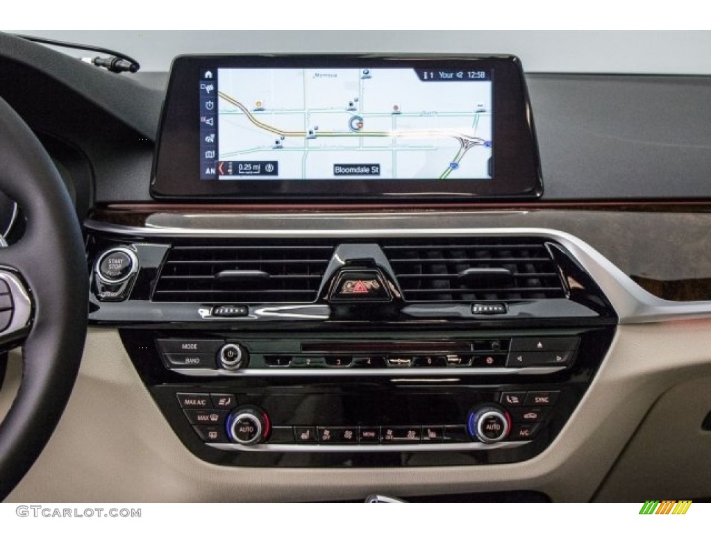 2017 5 Series 540i Sedan - Jet Black / Ivory White photo #6