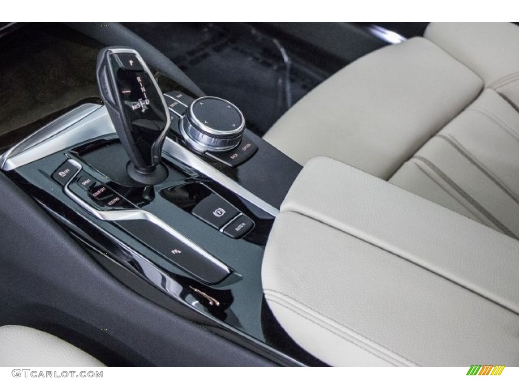 2017 5 Series 540i Sedan - Jet Black / Ivory White photo #7