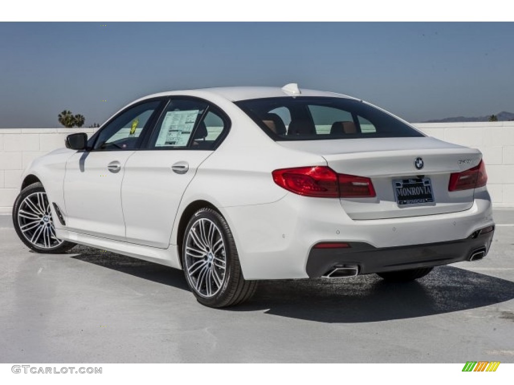2017 5 Series 540i Sedan - Alpine White / Cognac photo #3
