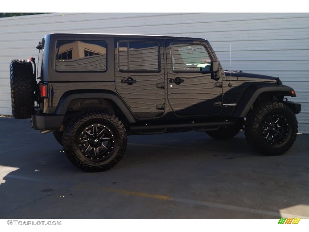 2015 Wrangler Unlimited Sport 4x4 - Black / Black photo #8