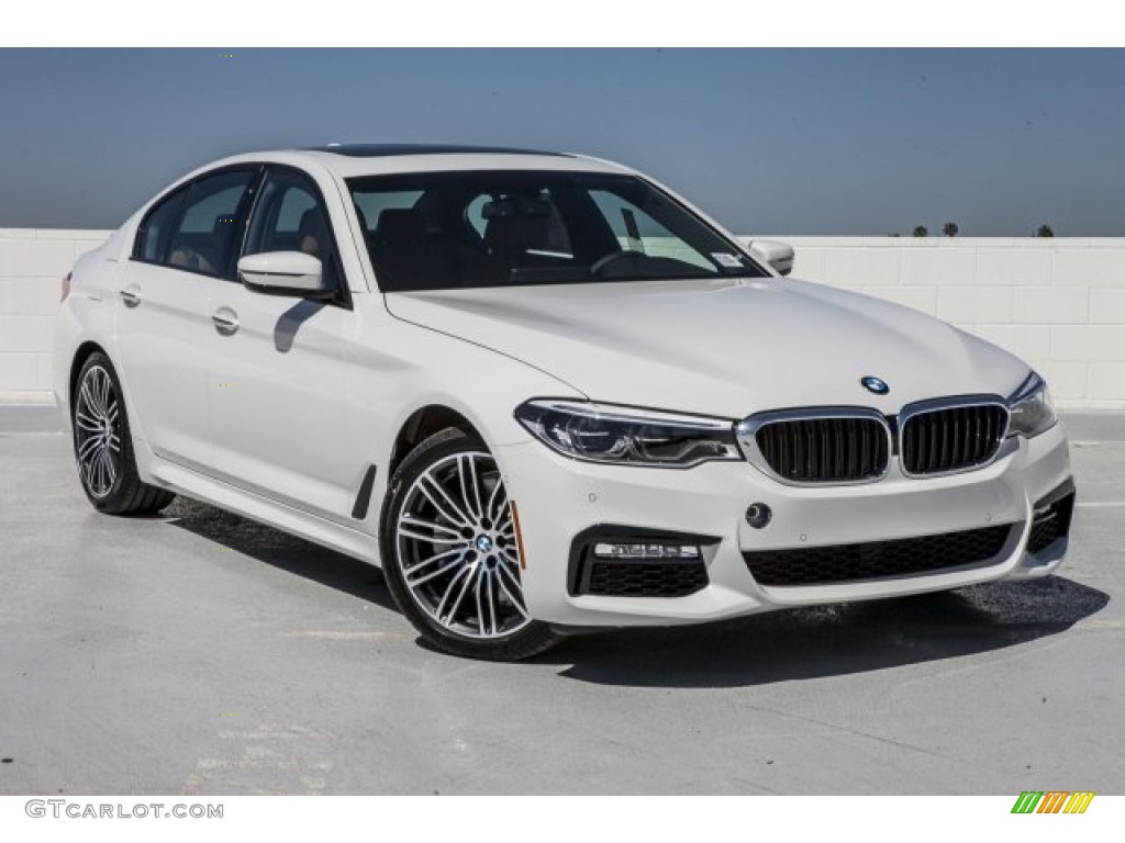 Alpine White 2017 BMW 5 Series 540i Sedan Exterior Photo #119924663