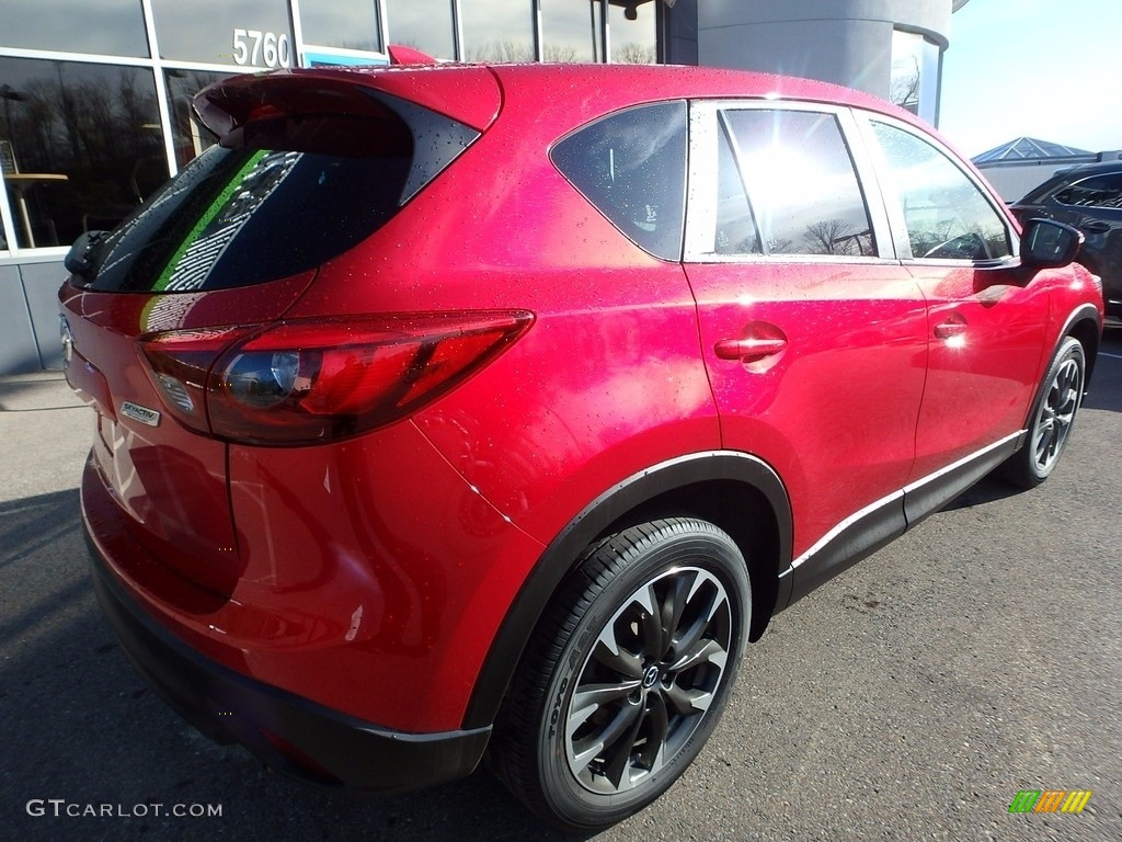 2016 CX-5 Grand Touring AWD - Soul Red Metallic / Black photo #2