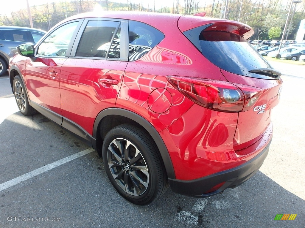 2016 CX-5 Grand Touring AWD - Soul Red Metallic / Black photo #4