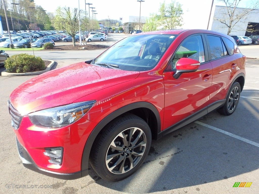 2016 CX-5 Grand Touring AWD - Soul Red Metallic / Black photo #6