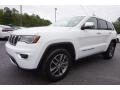 2017 Bright White Jeep Grand Cherokee Limited  photo #3