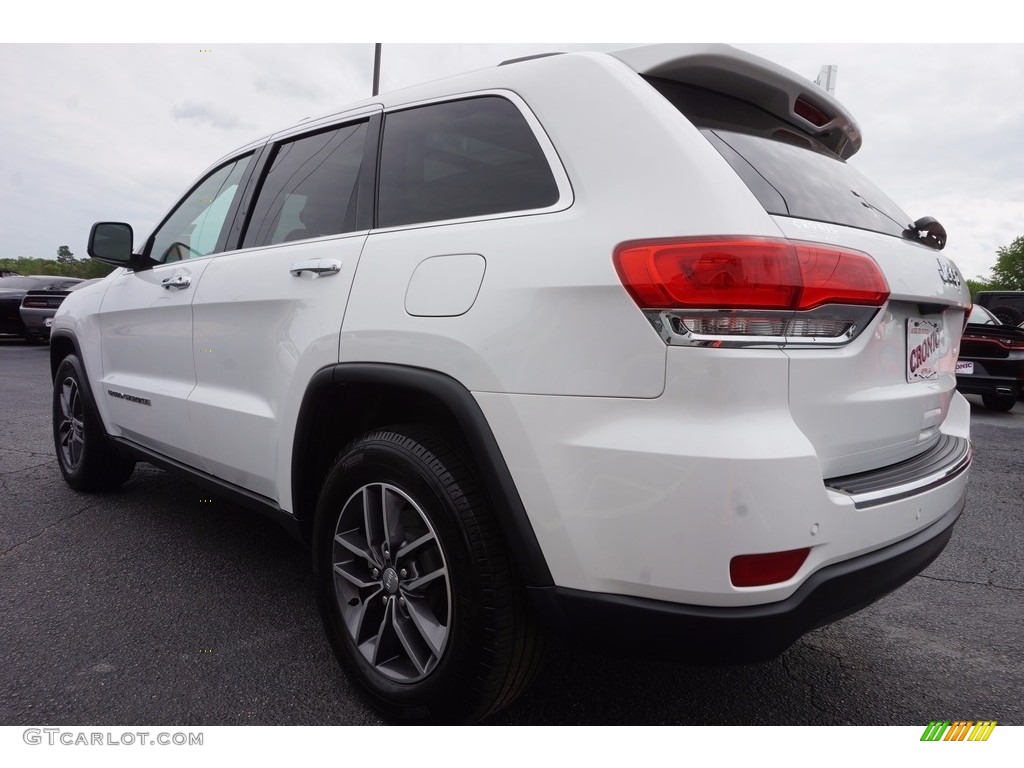 2017 Grand Cherokee Limited - Bright White / Black/Light Frost Beige photo #5