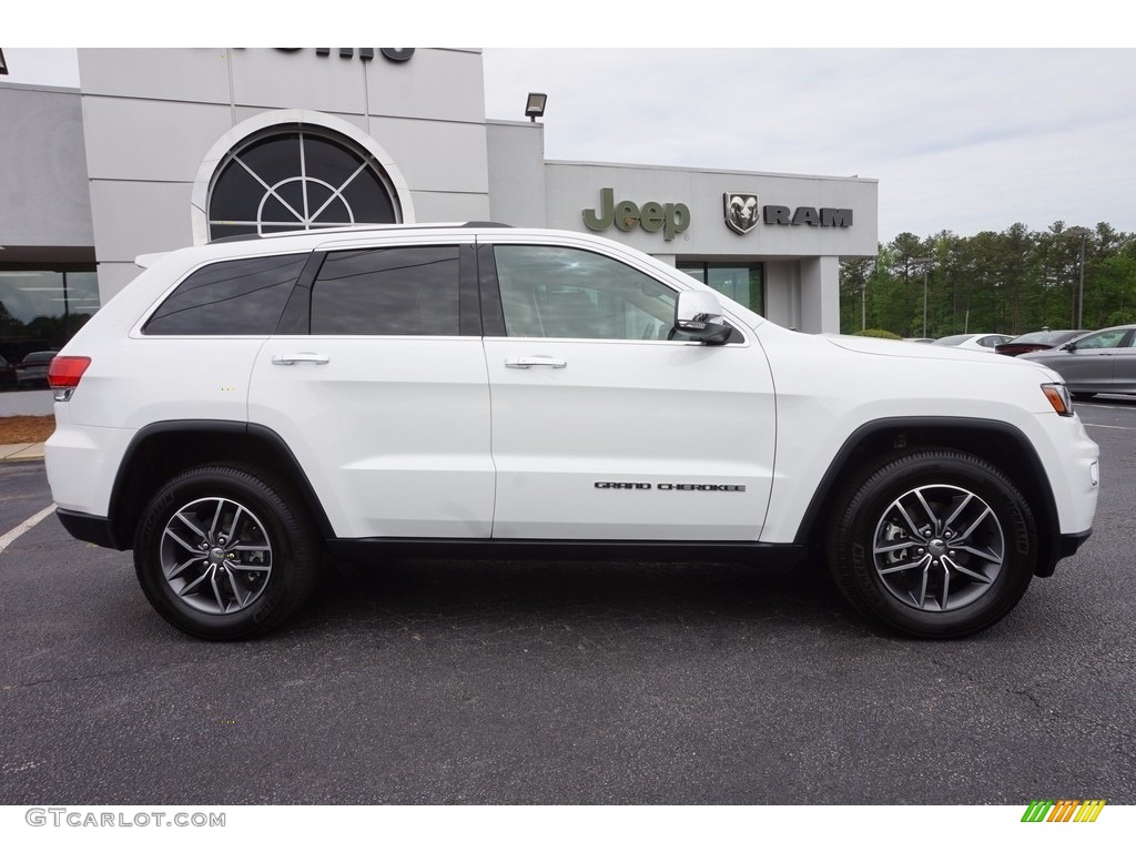 2017 Grand Cherokee Limited - Bright White / Black/Light Frost Beige photo #8