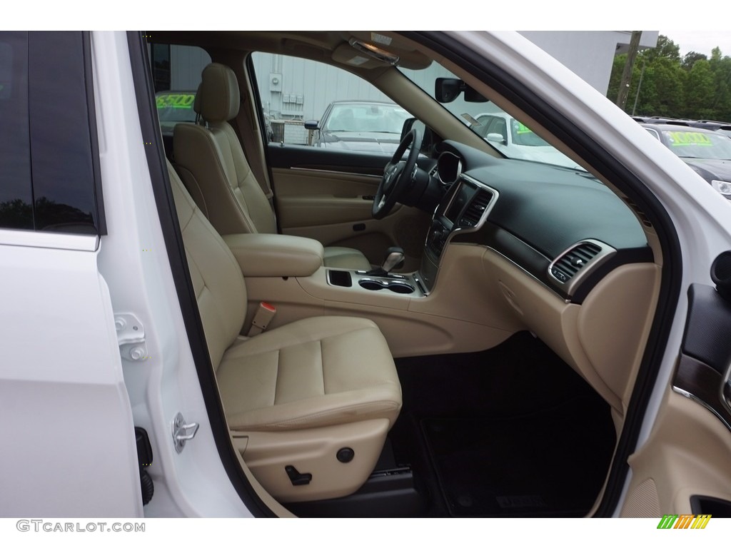 2017 Grand Cherokee Limited - Bright White / Black/Light Frost Beige photo #20