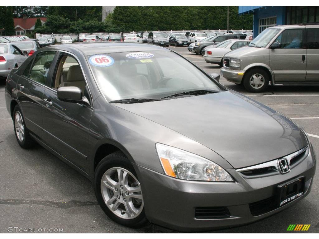 2006 Accord EX Sedan - Carbon Bronze Pearl / Ivory photo #3