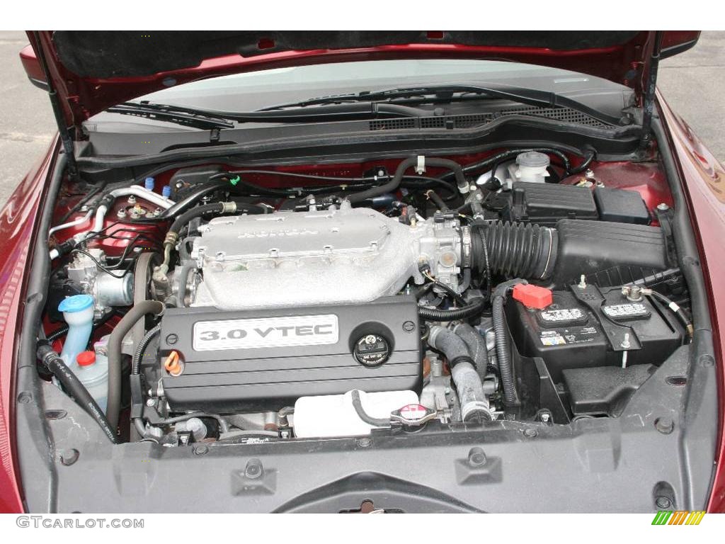 2006 Accord EX-L V6 Sedan - Redondo Red Pearl / Gray photo #25